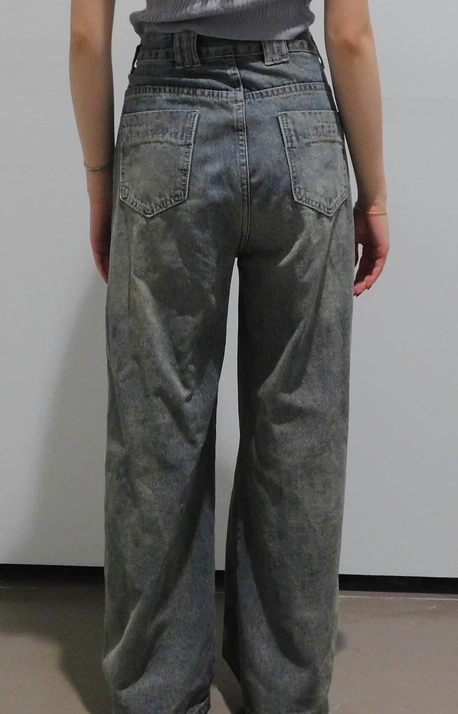 Yume Distressed Baggy Jeans