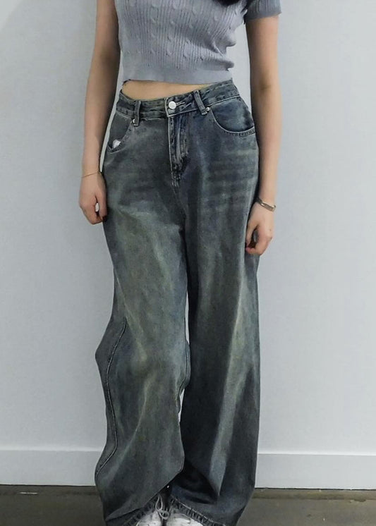 Yume Distressed Baggy Jeans