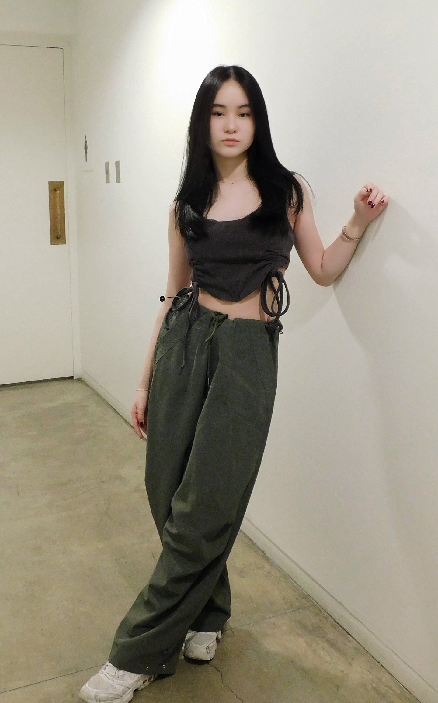 Ivy Green Parachute Pants