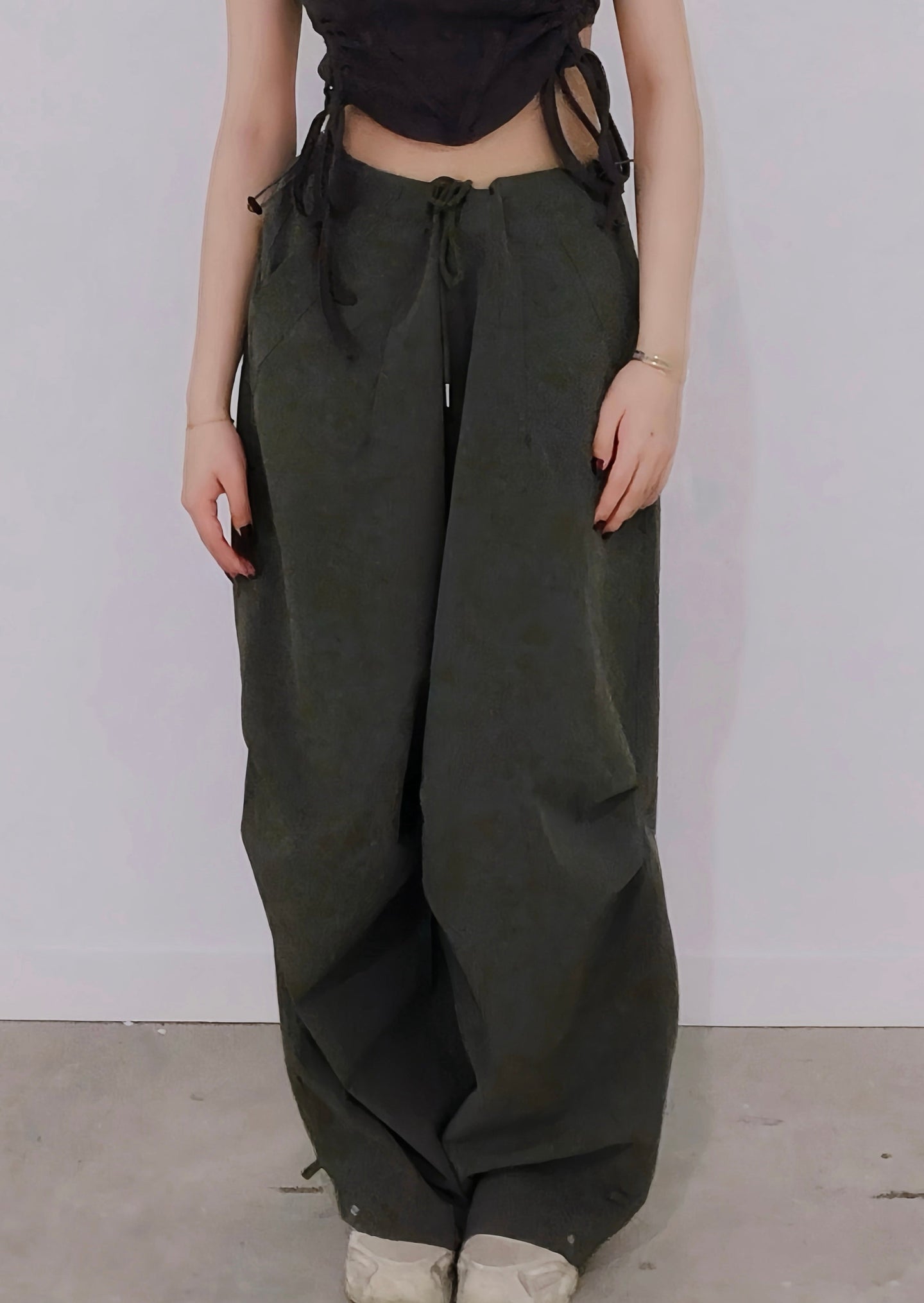 Ivy Green Parachute Pants